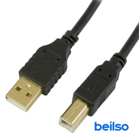 کابل پرینتر 1.5 متری ( محافظ دار )